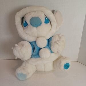 Disney Store Exclusive Snowball Stitch Plush 12" Winter White‎ Blue Hoodie New